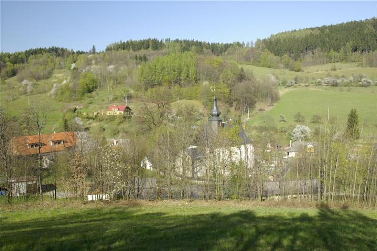 Pohled na&nbsp;obec